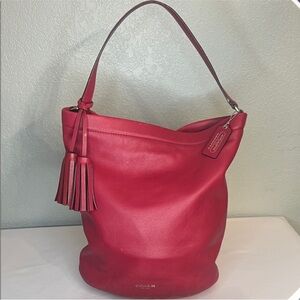 Coach Vintage Legacy Leather Duffle Bag – Red Pink 21193 Archive Collection 2012